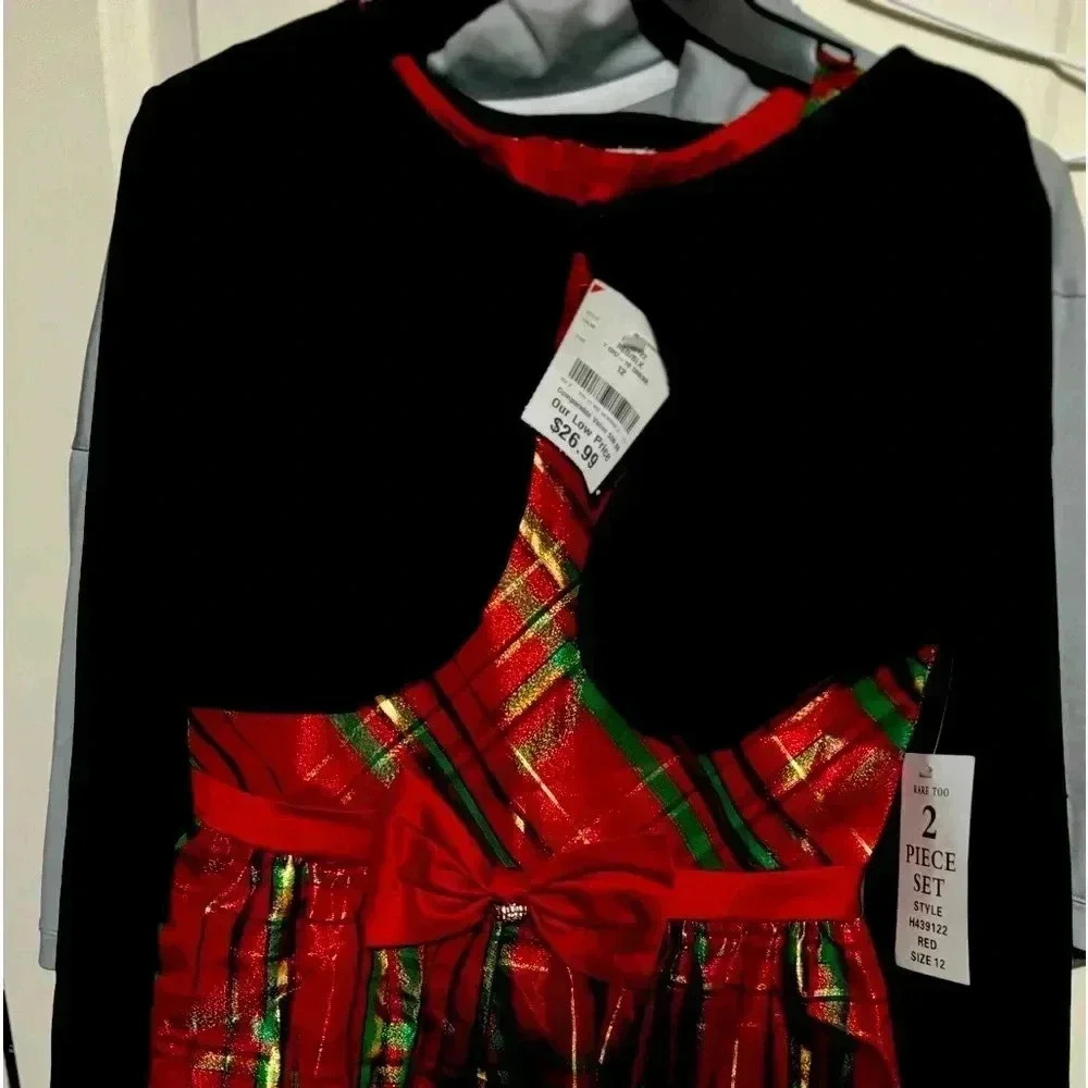 Girl Holiday Dress Size 12 - Picture 1 of 1